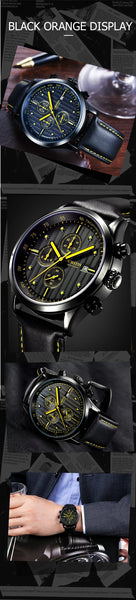 2025 OCHSTIN Men’s Military Watch – Quartz Chronograph, Waterproof, Luminous, Date, Luxury Wristwatch