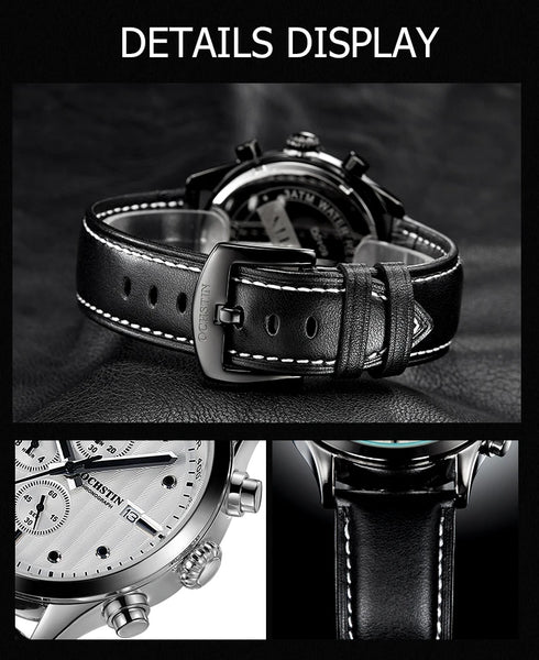 2025 OCHSTIN Men’s Military Watch – Quartz Chronograph, Waterproof, Luminous, Date, Luxury Wristwatch