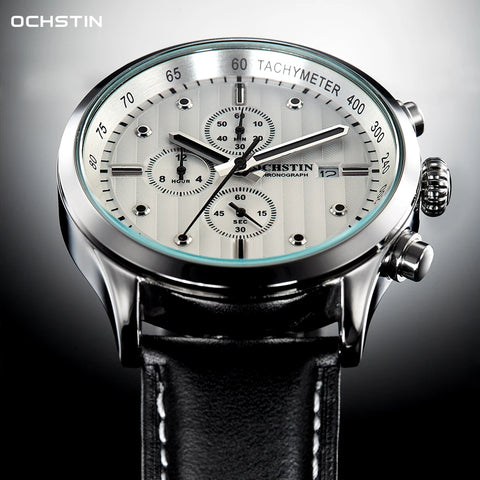 2025 OCHSTIN Men’s Military Watch – Quartz Chronograph, Waterproof, Luminous, Date, Luxury Wristwatch