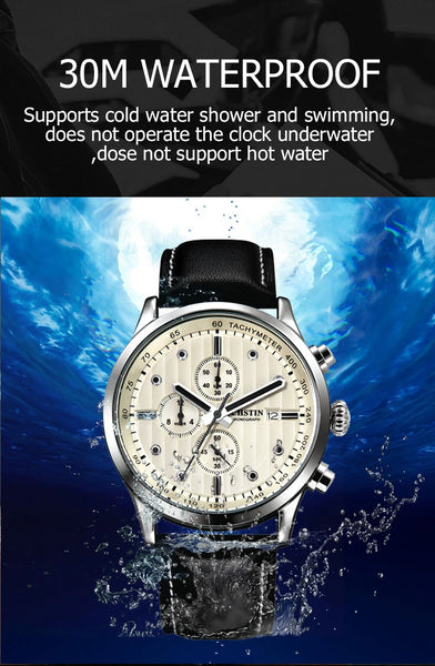 2025 OCHSTIN Men’s Military Watch – Quartz Chronograph, Waterproof, Luminous, Date, Luxury Wristwatch