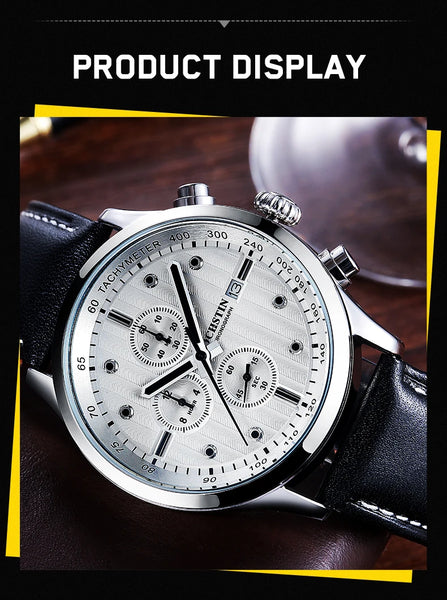 2025 OCHSTIN Men’s Military Watch – Quartz Chronograph, Waterproof, Luminous, Date, Luxury Wristwatch