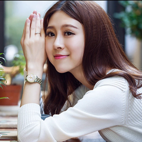 CARNIVAL Brand Luxury Wrist Watches for Women Ladies Waterproof Sapphire Automatic Mechanical Wristwatch Luminous Montre Femme