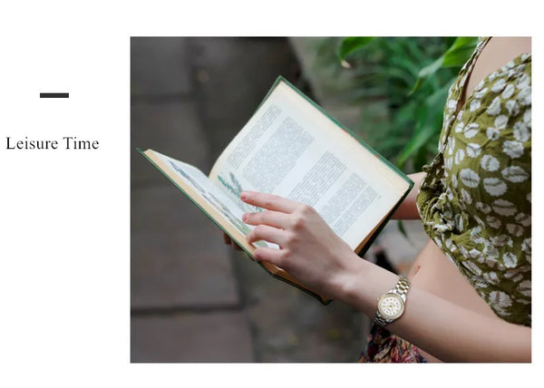 CARNIVAL Brand Luxury Wrist Watches for Women Ladies Waterproof Sapphire Automatic Mechanical Wristwatch Luminous Montre Femme