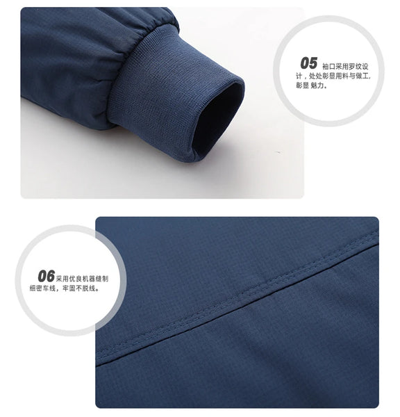 025 Men's Slim Fit Bomber Jacket M-8XL – Lightweight Baseball Style Windbreaker Coat, Casual Spring Autumn Outerwear, Solid Color Zip-Up Overcoat