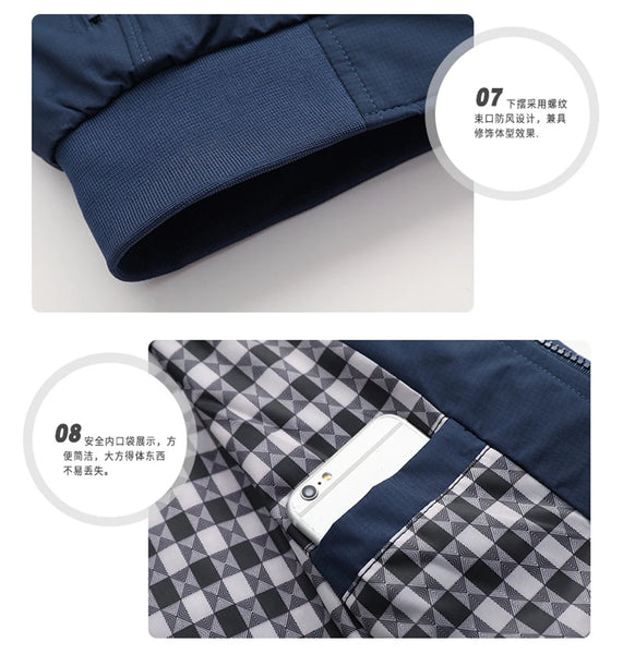 025 Men's Slim Fit Bomber Jacket M-8XL – Lightweight Baseball Style Windbreaker Coat, Casual Spring Autumn Outerwear, Solid Color Zip-Up Overcoat