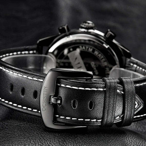 2025 OCHSTIN Men’s Military Watch – Quartz Chronograph, Waterproof, Luminous, Date, Luxury Wristwatch
