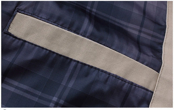 Men's Slim Fit Bomber Windbreaker Jacket – Lightweight Casual Coat for Spring & Autumn