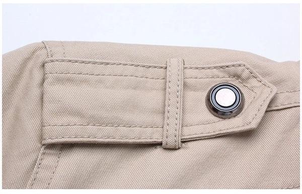 Men's Slim Fit Bomber Windbreaker Jacket – Lightweight Casual Coat for Spring & Autumn