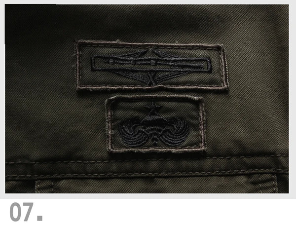 Air Force One Inspired Cargo Jacket – Men’s Army Style, M–6XL Sizes