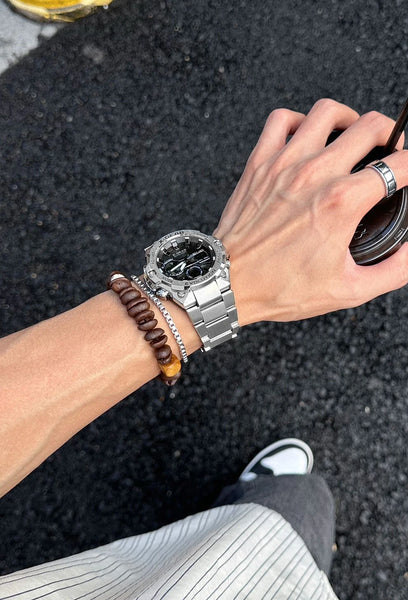 Men’s Eco Drive Watch – Solar + Motion Power, Multifunctional Chronograph