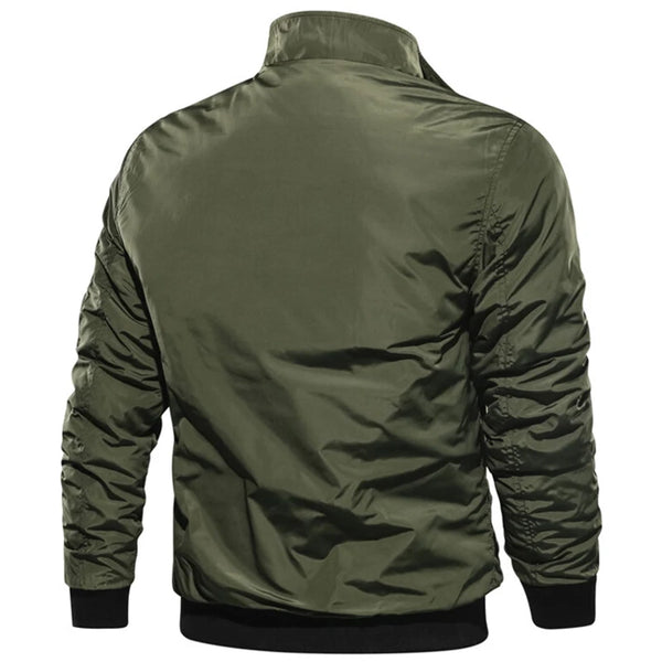 Men's Military Bomber Jacket – Autumn Winter Windproof Coat, Casual Outdoor, 5XL Plus