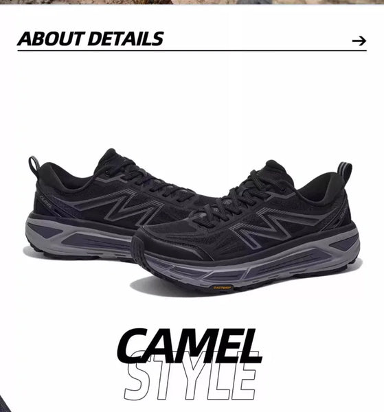 GOLDEN CAMEL Motion Control Sports Shoes – Men's & Women's All-Terrain Running Sneakers, Breathable Outdoor Jogging Footwear