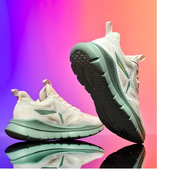 Unisex Couple Sneakers – Lightweight Spring Running Shoes, Anti-Slip, Soft Sole, Gym Training & Tennis Footwear