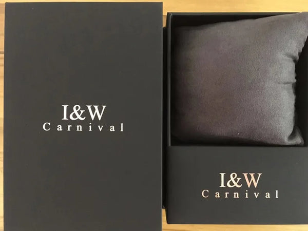 CARNIVAL Women’s Quartz Watch – Luxury Sapphire, Stainless Steel, Waterproof Fashion Wristwatch, Relogio Feminino