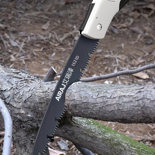 AIRAJ Folding Saw Woodworking Folding hacksaw Multifunction Cutting Wood Sharp Camping Garden Pruning Saw Tree Chopper