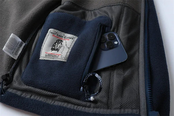 Unisex Winter Fleece Jacket – Thick Double-Layer, Hooded, Cold-Resistant, Norway Style,