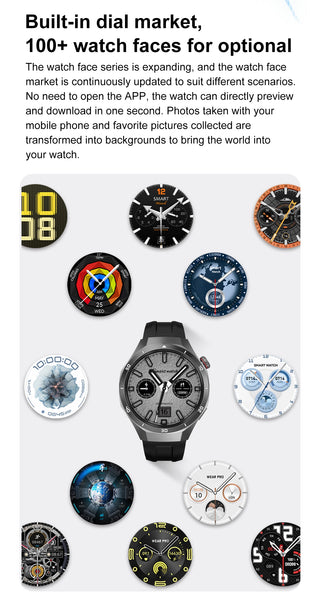 2025 For Android iOS Watch DT5pro Smart Watch 4GB Big Memory GPS Navigation MP3/MP4 Player APP Download Sports trackr Smartwatch