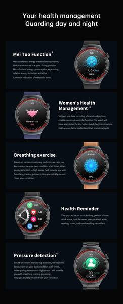 2025 New Laser detection Blood pressure Smart Watch Men Heart rate Pulse Three highs Blood oxygen Call Health Sports NFC Watches
