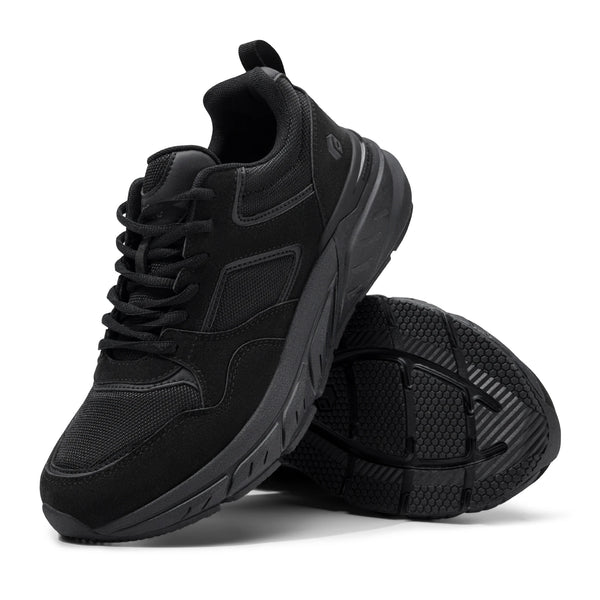 FitVille Men's Running Shoes – 4E Wide Width, Arch Support, Heel Pain Relief, Flat Feet, Plantar Fasciitis Sneakers