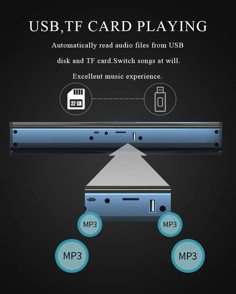 Super Powerful Sound Bar Portable Wireless Bluetooth Speaker Surround Stereo Home TV Sound Box Subwoofer FM Radio caixa de som