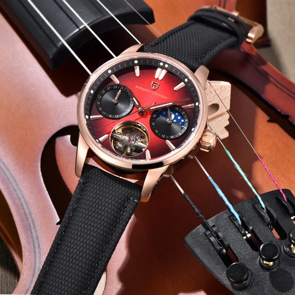 2025 Pagani Design Men's Luxury Automatic Watch – 41MM Stainless Steel Mechanical Timepiece, 100M Waterproof