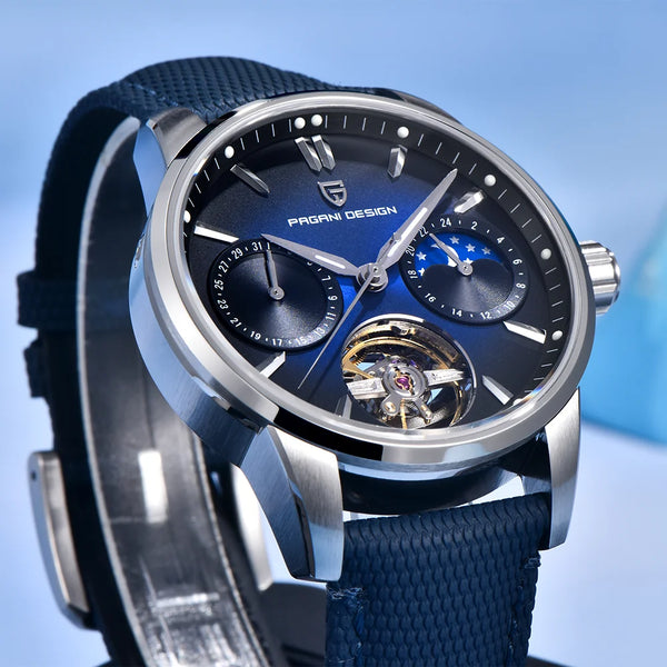 2025 Pagani Design Men's Luxury Automatic Watch – 41MM Stainless Steel Mechanical Timepiece, 100M Waterproof