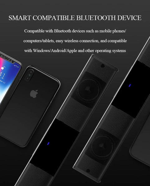 Super Powerful Sound Bar Portable Wireless Bluetooth Speaker Surround Stereo Home TV Sound Box Subwoofer FM Radio caixa de som