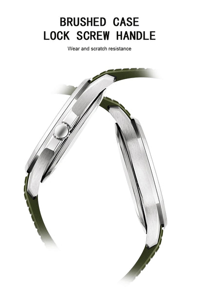 Specht&Sohne 40MM Men's Automatic Watch – Miyota 8215, Sapphire Crystal, 50M Waterproof Sport Design