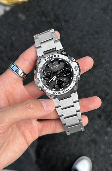 Men’s Eco Drive Watch – Solar + Motion Power, Multifunctional Chronograph