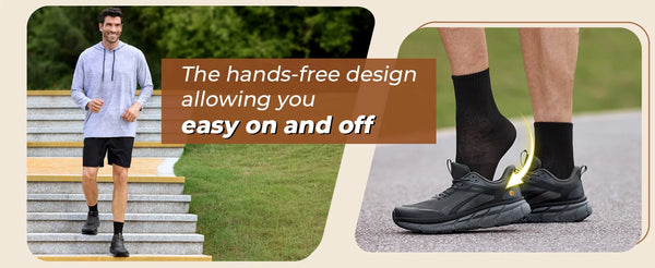 FitVille Men's Wide Toe Box Running Shoes – Extra Wide Width, Cushioned, Non-Slip, Lightweight & Breathable Sneakers