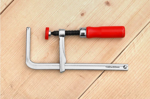 Allsome 120-300mm Wood Handle Guide Rail Clamps with Screw Action Arm  for Woodworking MFT Table and Cutting Track