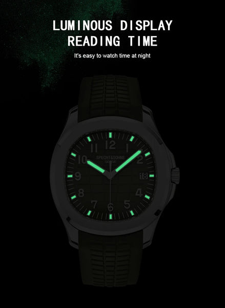 Specht&Sohne 40MM Men's Automatic Watch – Miyota 8215, Sapphire Crystal, 50M Waterproof Sport Design