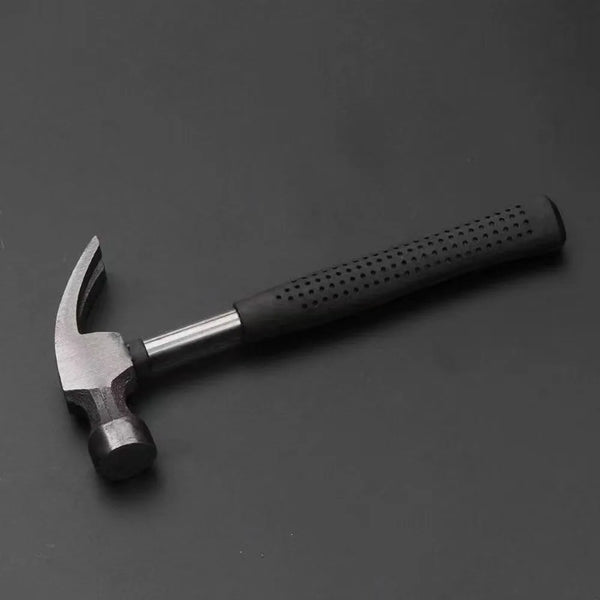 Claw Hammer Multi-function Steel Pipe Handle Hammer Safety Hammer For Traceless Nails Window Breaker Household Hardware Tools