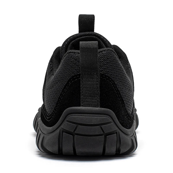 HOBIBEAR Wide Toe Walking Shoes – Non-Slip Mesh Sneakers for Men & Women, Breathable Lace-Up Outdoor Running Footwear