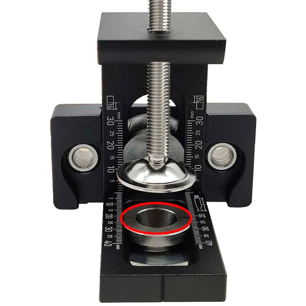 3 In 1 Adjustable Woodworking Drilling Guide Locator Puncher Tools Wood Doweling Jigs for Eccentric Wheel Wooden Panel Splicing