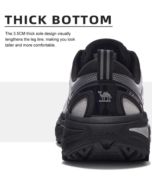 GOLDEN CAMEL Motion Control Sports Shoes – Men's & Women's All-Terrain Running Sneakers, Breathable Outdoor Jogging Footwear