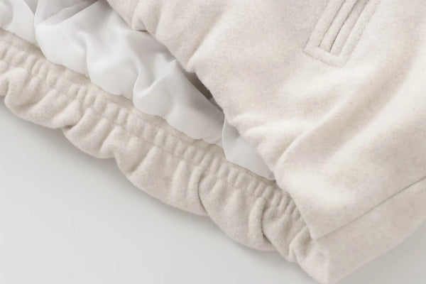 MUJER Black Bomber Jackets for Women Zipper Varsity Jackets Women Soft Cropped Jackets Woman 2025 Long Sleeve Winter Coat Female