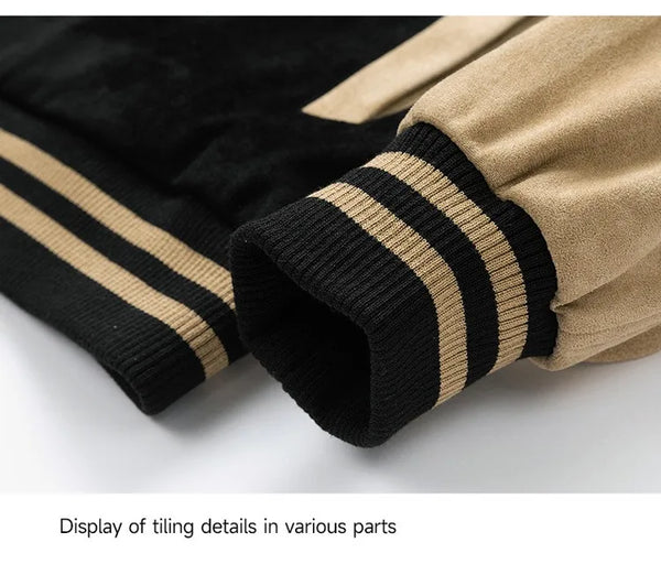 Men’s Embroidered Baseball Bomber Jacket – Fashion Hip Hop Streetwear Coat, High Street Style