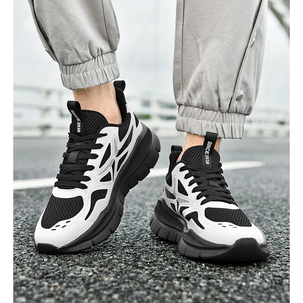 Unisex Couple Sneakers – Lightweight Spring Running Shoes, Anti-Slip, Soft Sole, Gym Training & Tennis Footwear