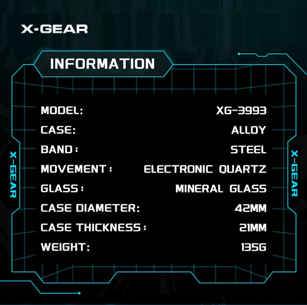 Men’s Eco Drive Watch – Solar + Motion Power, Multifunctional Chronograph