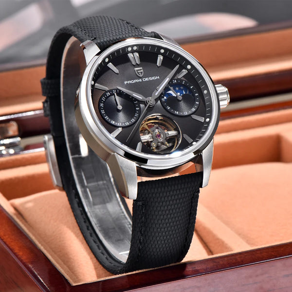 2025 Pagani Design Men's Luxury Automatic Watch – 41MM Stainless Steel Mechanical Timepiece, 100M Waterproof