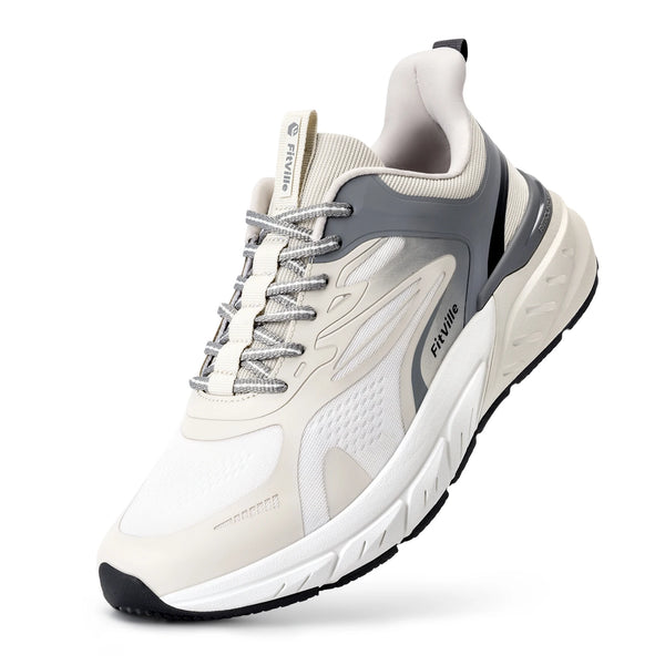 FitVille Men's Running Shoes – 4E Wide Width, Arch Support, Heel Pain Relief, Flat Feet, Plantar Fasciitis Sneakers