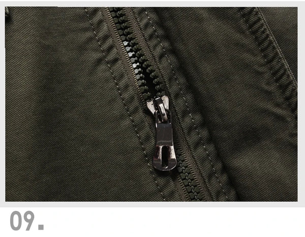 Air Force One Inspired Cargo Jacket – Men’s Army Style, M–6XL Sizes