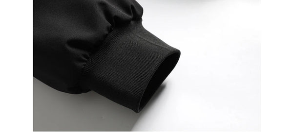 Men's Warm Bomber Jacket – Autumn Winter Hooded Windbreaker, Hiking Parka, Thermal Zip