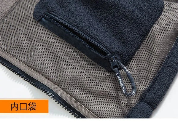 Men’s Norwegian Wool Winter Jacket – Thick, High-Neck, Warm Tight Fit Coat, US Sizing