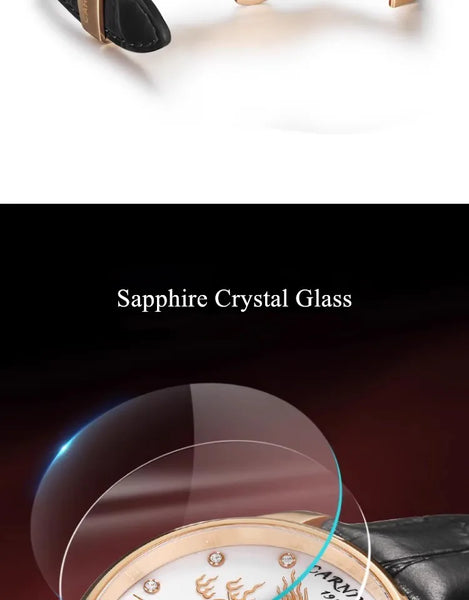 CARNIVAL Men’s Automatic Watch – NH36 Movement, Waterproof Mechanical Dress Wristwatch, Luxury Gold Dragon