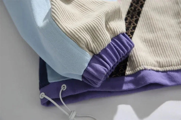 Y2K Hip Hop Varsity Jacket Men Women Oversized Retro Baseball Streetwear