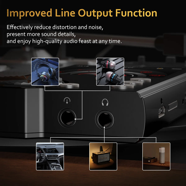 Diofox  HiFi MP3 Player, Lossless DSD High Resolution Digital Audio Music Player, High-Res Portable Audio Player with 64GB Memor