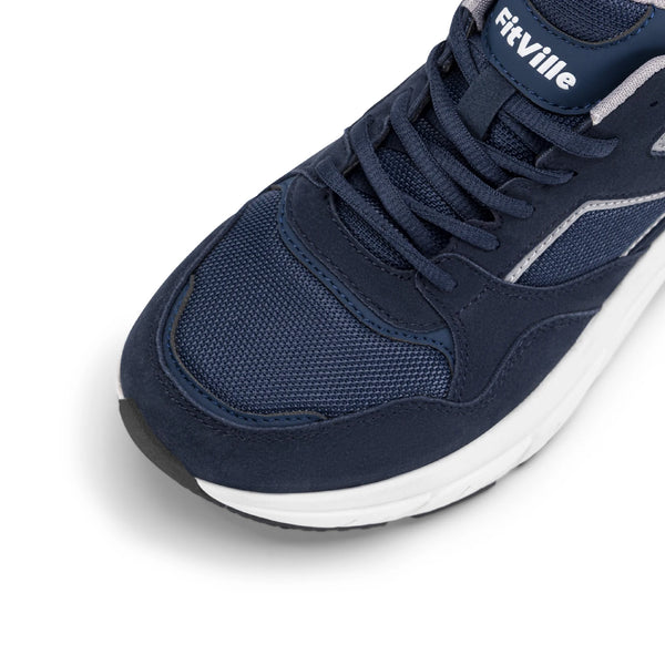 FitVille Men's Running Shoes – 4E Wide Width, Arch Support, Heel Pain Relief, Flat Feet, Plantar Fasciitis Sneakers