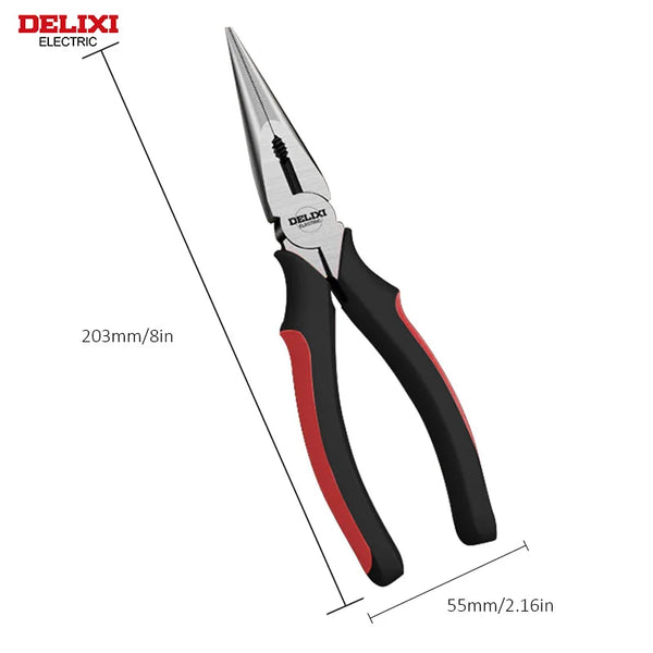 🔧 DELIXI ELECTRIC 3-Piece Pliers Set
Cut. Twist. Clamp. Conquer.
Upgrade your toolbox with this precision-engineered trio from DELIXI ELECTRIC—designed for serious grip and clean cuts every time.
🧰 Set Includes:
•